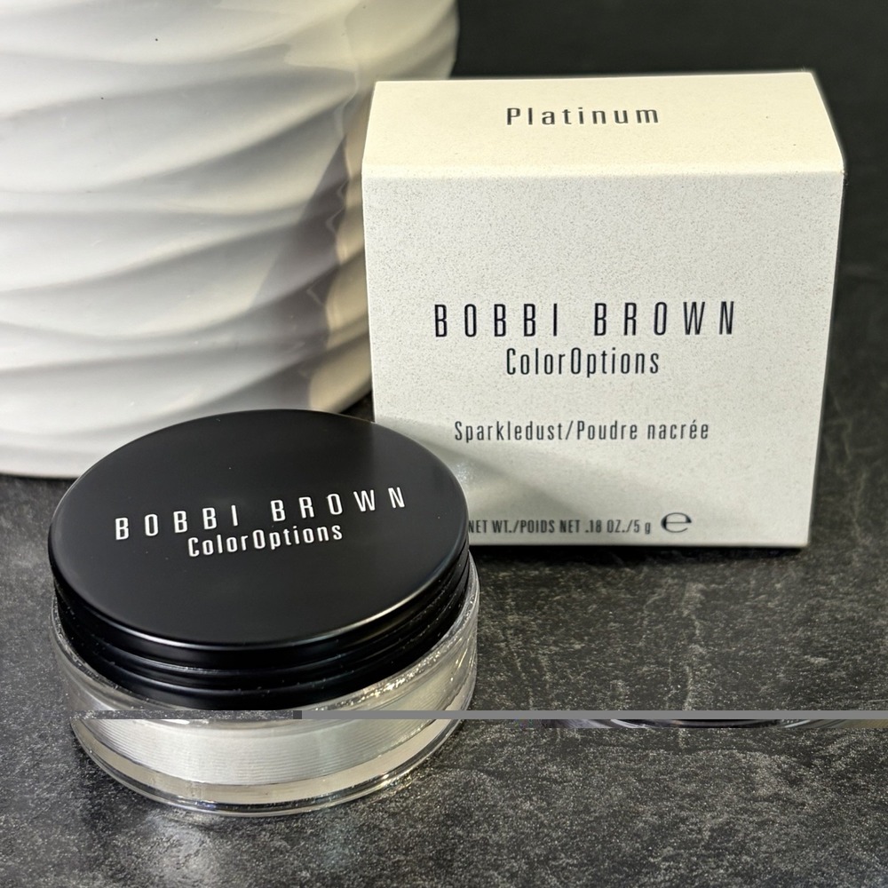 NEW Bobbi Brown Color Options Sparkledust 1  Platinum .18 oz SEALED Discontinued
